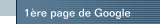 1&egrave;re page de Google