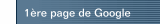 1&egrave;re page de Google
